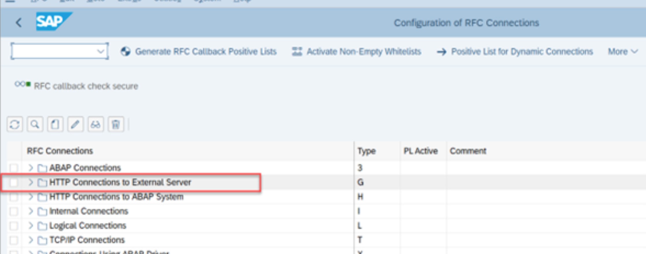 HTTP Connections to External Server node in SM59